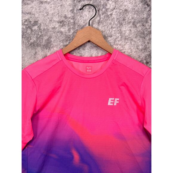 Rapha Cycling Shirt Medium Womens EF Technical Pink Gradient - Picture 2 of 10